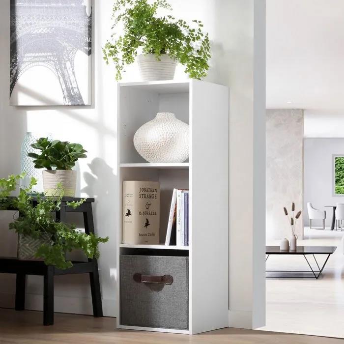 Étagère Cubbox Modulaire 3Cases Blanc - Ep 12mm