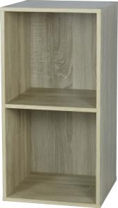  Étagère modulaire Cubbox 2 cases 12mm 61,3x31,5x29,5cm chêne - DECO SYSTEM